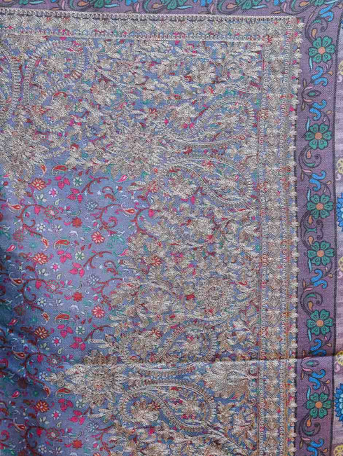 Women's Printed Aari Embroidered Stole